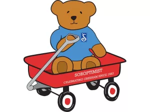 soroptimist international of gresham teddy bear parade logo